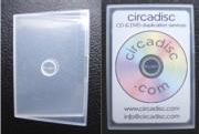 Hinged Translucent Business  Card CD case